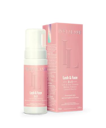 LASH & FACE 3 in 1 Foaming Cleanser | Lash & Face Cleaner | Make-up Remover | Eyelash Booster 100ml