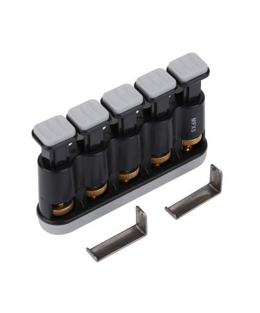 Guitar Finger Exerciser Finger Training Tool Guitar Beginner Hand Exerciser Finger Strengthener Trainer(Gray) Grey
