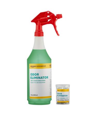 AmazonCommercial Dissolvable Odor Eliminator Kit with 6 Refill Pacs Kit - 6 Refills