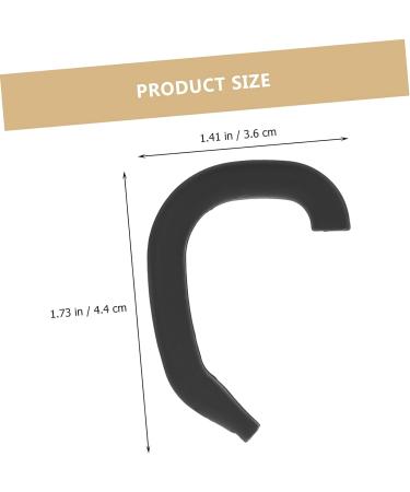 Healeved 12 Pairs Silicone Ear Corrector Cuffs for Infants - Valgus Correction Patch - Black - 4.4x3.6x0.4cm - Buy Online on GoSupps.com