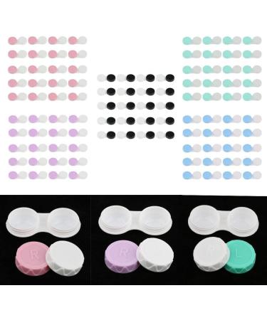 Buy HELLERY 20x Portable Contact Lens Container Set - Travel Care Box in Pink | International Shipping Available - Buy Online on GoSupps.com