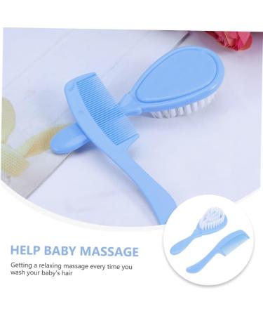 Healvian 3-Piece Baby Bath Set: Shampoo, Hair Brush, and Comb Kit for Kids | Head Massage and Cleaning Brush Included - Buy Online on GoSupps.com