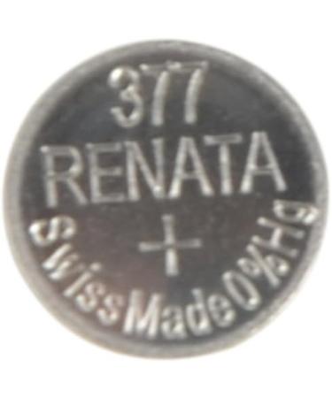 Renata 377 SR626SW Button Cell Watch Battery - 1.55V Swiss Made | Long-lasting Power for Watches - Buy Online on GoSupps.com