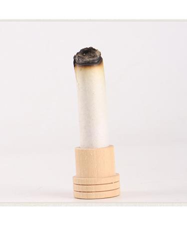 Moxa Roll Fire Extinguisher Stable and Stylish Wooden Moxa Stick Base for Healthcare
