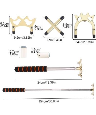 Retractable Billiard Bridge Stick with Removable Head Set & Cue Tips Cover - Pool Table Accessory for Game Competition (1 Set) - Buy Online on GoSupps.com