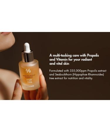 Dr.Ceuracle Royal Vita Propolis 33 Ampoule (30ml / 1.01 fl. oz.) - Ultimate Glow and Nourish Vitamin Serum for Radiant Skin Formulated with Propolis and Royal Jelly Extract 1.01 Fl Oz (Pack of 1) - Buy Online on GoSupps.com