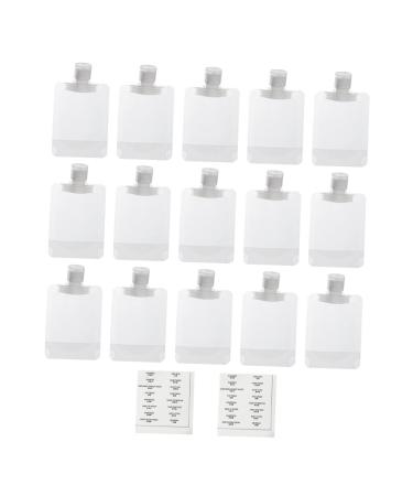 Wofashpuret 1 set travel bag Shampoo Refillable empty bags Ready packaging bag made of plastic squeezing bags in travel size Liquid bag Cosmetics Miss The pet. As shown 13.5x7.8cm