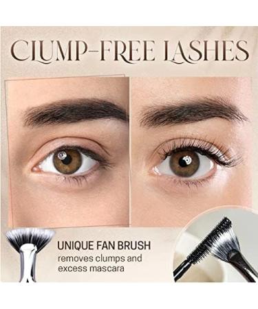 Mascara Fan Brush for Lashes Dolly Mascara Fan Brush Mascara Brush Lash Wand Brush Fan for Natural Lifted Effects and Enhance Lower Lashes (5PCS) - Buy Online on GoSupps.com