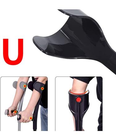 Forearm Crutches Silver/Black Ergonomic Adjustable Lightweight Folding Walking Crutches for The Adults/Young/Elder (Black) Independence - Buy Online on GoSupps.com