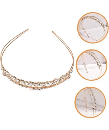 Beatifufu Diamond Headband Wedding Headband Crystal Headband Bridal Headband Bride Headband Rhinestone Headbands for Women Rhinestone Headdress Wedding Rhinestone Headband - Buy Online on GoSupps.com