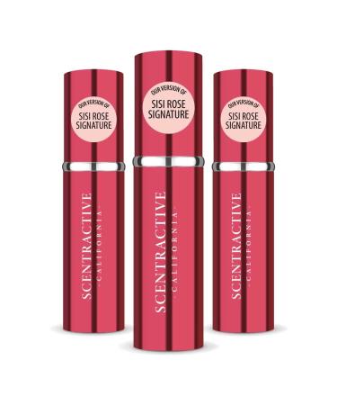 CA Perfume Impression of Sisi Rose Signature For Women Replica Version Fragrance Dupes Concentrated Long Lasting Eau de Parfum Spray Refillable Atomizer Bottle 0.17 Fl Oz/5ml-X3 ARMN SISI ROSE SIGNATURE IMPRESSION 0.51 Fl Oz (Pack of 1)