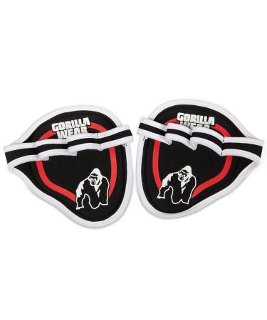 GORILLA WEAR Palm Grip Pads Black/Red Black One Size