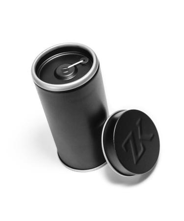 500 m ptfe premium dental floss waxed |Tearproof |Without aroma |Without fluoride |Vegan |Refillable with new coil |Protects against gum infections |In black can with a noble embossing