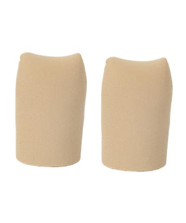 Beavorty 2pcs Toe Scuffs Toes Warmers Silicone Toe Sleeves Elastic Finger Tubes Toe Cap Protector Rubber Toe Cap Silicone Toe Covers Breathable Toe Protectors Toe Sleeves Cotton As Shown 2.5x4cm