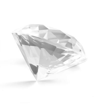 2 Colors Nail Art Glass Display Nail Art Display Glass Crystal Diamond Hand Model Shoot Ornament Manicure Accessories(White)