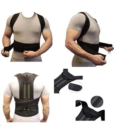 Adjustable Shoulder Back Brace Belt Posture Corrector Clavicle Spine Lumbar Posture Correction Brace (Color : 03 Size : XXL) favorite gift lofty ambition - Buy Online on GoSupps.com