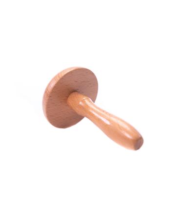 The Quilted Bear Darning Mushroom - Smooth Wooden Mushroom Darner with Strong Handle & Gradual Curvature for Darning Sock Holes & Other Crochet/Knitting Mending