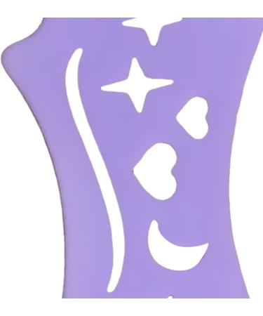 Kokiya Eyeliner Stencil Makeup Tool Multipurpose Eye Makeup Aid Easy to Use Silicone Eyeliner Aid for Girls Women Purple - Buy Online on GoSupps.com