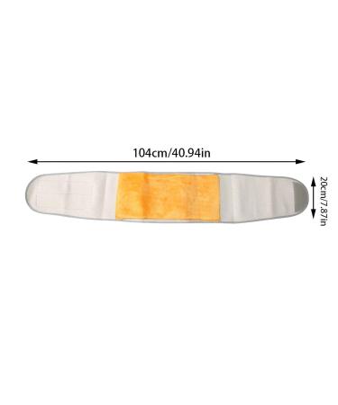 Vgeby Thickened Waist Belt - Adjustable Light & Portable Belly Support for Comfort & Relief (Size L) - Buy Online on GoSupps.com