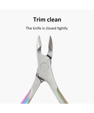 Colorful Cuticle Trimmer Nail Cuticle Nipper Clipper Cuticle Nippers with Cuticle Pusher Cuticle Cutter Stainless Steel Cuticle Remover Tool for Fingernails Toenails - Buy Online on GoSupps.com