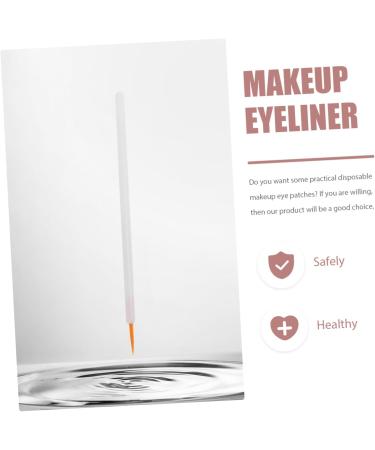 MUSISALY 100pcs Disposable Eyeliner Brush Eyeliner Blending Brush Make up Kit Cosmetic Eye Brush Nylon White - Buy Online on GoSupps.com