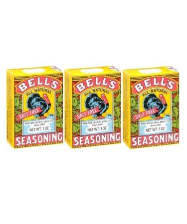 Bell's All Natural Salt Free Poultry / Turkey Seasoning 1 Oz (Pack of 3) 1 Ounce (Pack of 3)