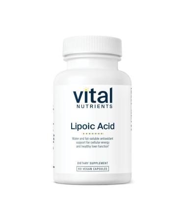 Vital Nutrients Lipoic Acid | 300mg Alpha-Lipoic Acid Antioxidant | ALA Supplement for Healthy Metabolism and Energy | Gluten Dairy Soy Free | Non-GMO | 60 Capsules