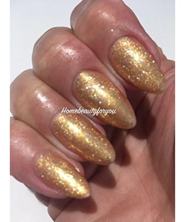 Bluesky Gold Champagne Fine Crystal Glitter Nail Gel Polish SJ18 UV LED Soak Off 10ML LIMITED SPECIAL PRICE - Buy Online on GoSupps.com