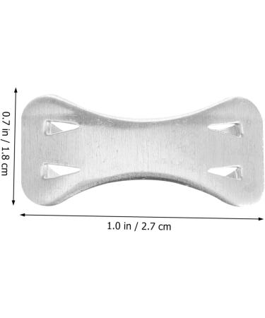 100pcs Four Teeth Butterfly Buckle Bandage Clasp - Aluminum Bandage Clip Fasteners & Accessories - Replaceable Silver Clips (2.7x1.8cm) for Superior Support - Buy Online on GoSupps.com