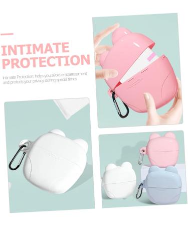 Minkissy 3pcs Sanitary Napkin Storage Box - Multifunctional Reusable Plastic Containers - Buy Online on GoSupps.com