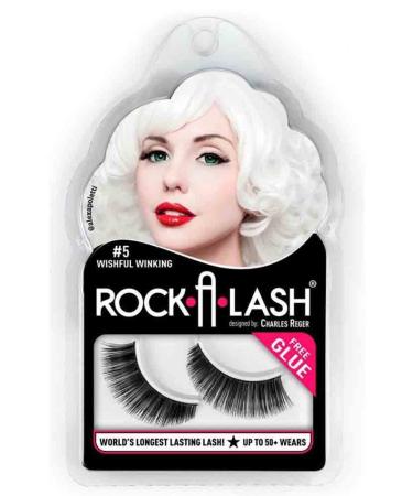 Marilyn Monroe Sleepy Eyed Look Half False Eyelashes #5 - 1 Pair - Buy Online on GoSupps.com