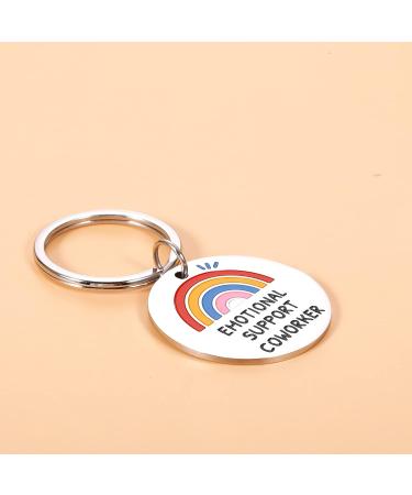 Coworker Leaving Gifts Emotional Support Coworker Keychain Gifts for Colleague Women Birthday Christmas Employee Appreciation Gifts for Coworker Farewell Leaving Retirement Work Bestie Friend Gifts - Buy Online on GoSupps.com