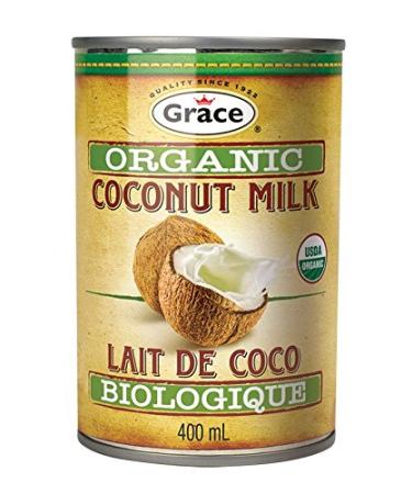 Grace Organic Coconut Milk 400ml (9 Pack)