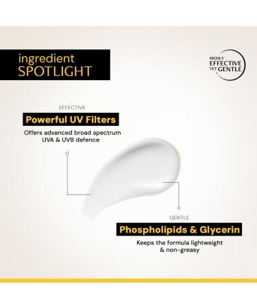 Deconstruct Face Gel Sunscreen In - Vivo Tested SPF 50 + and PA+++ | For oily combination & normal skin | Matte Lightweight & Airy Non-greasy | For Men & Women - 50g - Buy Online on GoSupps.com