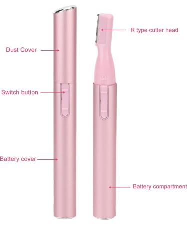 Buy Electric Eyebrow Trimmer for Women - Safe Portable Washable Hair Removal with R-Shaped Blades - Buy Online on GoSupps.com