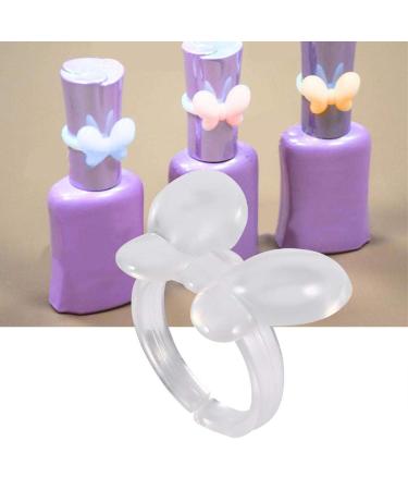 50 Piece Nail Polish Pattern Rings Set - Clear Practice & Display Tool for Nail Art & Manicure - Buy Online on GoSupps.com