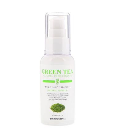 Tosowoong Green Tea Natural Pure Essence Brightening Treatment 2.02 fl oz (60 ml)