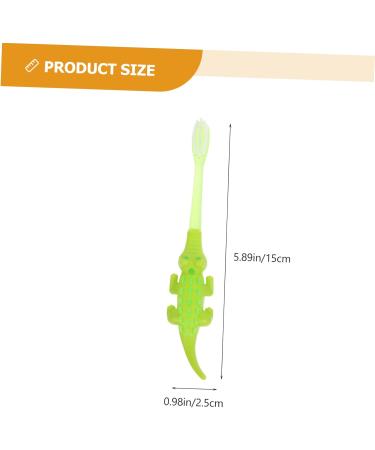 Healeeved 24-Piece Small Crocodile Toothbrush Set | Decorative Oral Care Accessories for Kids | Baby Teeth Cleaning Tools - Buy Online on GoSupps.com
