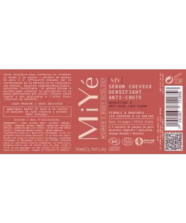  MiY MiY | Serum + Hair Oil Pack | Hair Growth & Anti-Hair Loss | Keratin Vegan Omega 3 6 9 Aloe Vera Ginkgo Biloba Oil Complex | Made in France - Buy Online on GoSupps.com