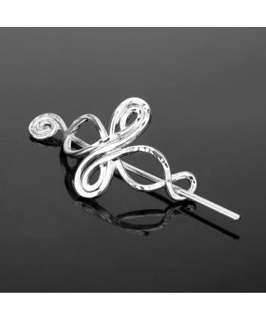 Uonlytech Celtic Knot Hair Stick - Vintage Hair Clip for Women and Girls | Metal Hair Accessory - Buy Online on GoSupps.com
