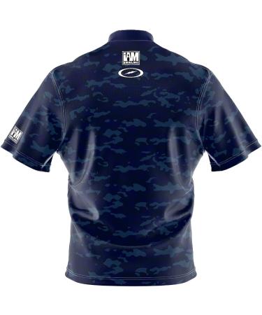 Logo Infusion Dye-Sublimated Bowling Jersey - I AM Bowling Fun Design 2042-ST - Storm - CAMO 4X-Large - Buy Online on GoSupps.com