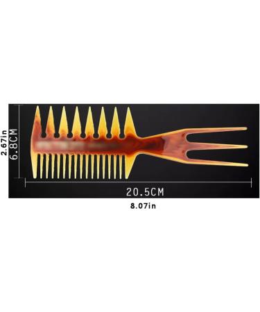 BbteK Combing Brush for Men and Women Hair Comb Double-sided Comb Texture Shape Suitable for Large-back Wide-tooth Comb Tip-tail Flat Comb Household Items for Men and Women Barber Comb Comb for Curly A1pc - Buy Online on GoSupps.com