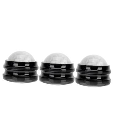 Minkissy 3 pieces massage ball Face massage Tools Small hand massage device Exercise Roller Body massage deep fabric Massage device Roller for face massage muscle ball roller massage ball sport 6.5x6.1cmx3Pcs different colors 3 pieces