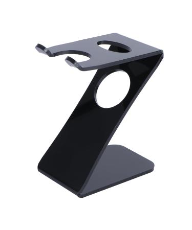 Minkissy acrylic stand brush bracket men's care set universal holder Z-shaped holder for men shaving brushes brush holder brushing holder for brush stand manual razor rasu man