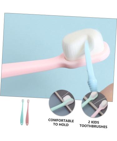 FRCOLOR 4pcs Toddler Toothbrush Set - Infant Tooth Cleaner with PP Bristles Non-Slip Design for Newborns - Buy Online on GoSupps.com