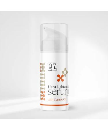 Q7Paris Carrot Ultra-Lightening Serum - 30ml - Anti-Aging and Wrinkle- Lighten smoothes & moisturise complexion- repair sun damaged skin- fight dryness dullness - Acne Scars & Dark Spot Corrector