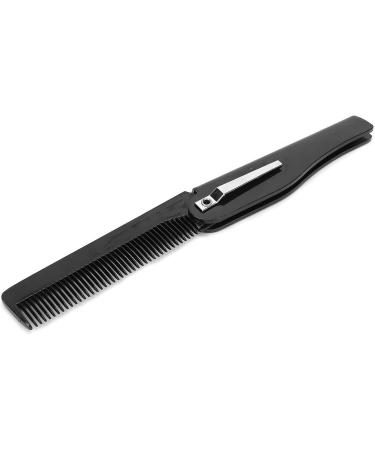 Portable Folding Hair Brush Smooth Oil Hair Mustache Beard Styling Comb Pocket Size for Men and Boys - Buy Online on GoSupps.com