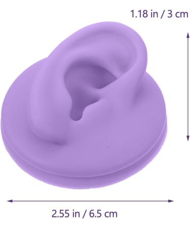 2pcs Colored Ear Model Simulation Ear Model Hearing Display Prop Ear Mold Piercing Teaching Model Human Ear Model Ear Presentation Model Piercing Ear Model - Buy Online on GoSupps.com