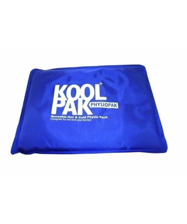 Koolpak Luxury Reusable Hot and Cold Physio Pack 36 x 28cm Blue 1 Count (Pack of 1)