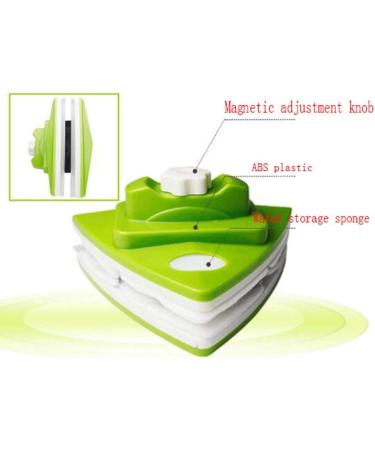 Glass Wiper - Double-Sided Window Cleaner Glass Wiper Magnetic Cleaning Tools Useful Surface Cleaning Brush (Color : Yellow) (Green) - Buy Online on GoSupps.com